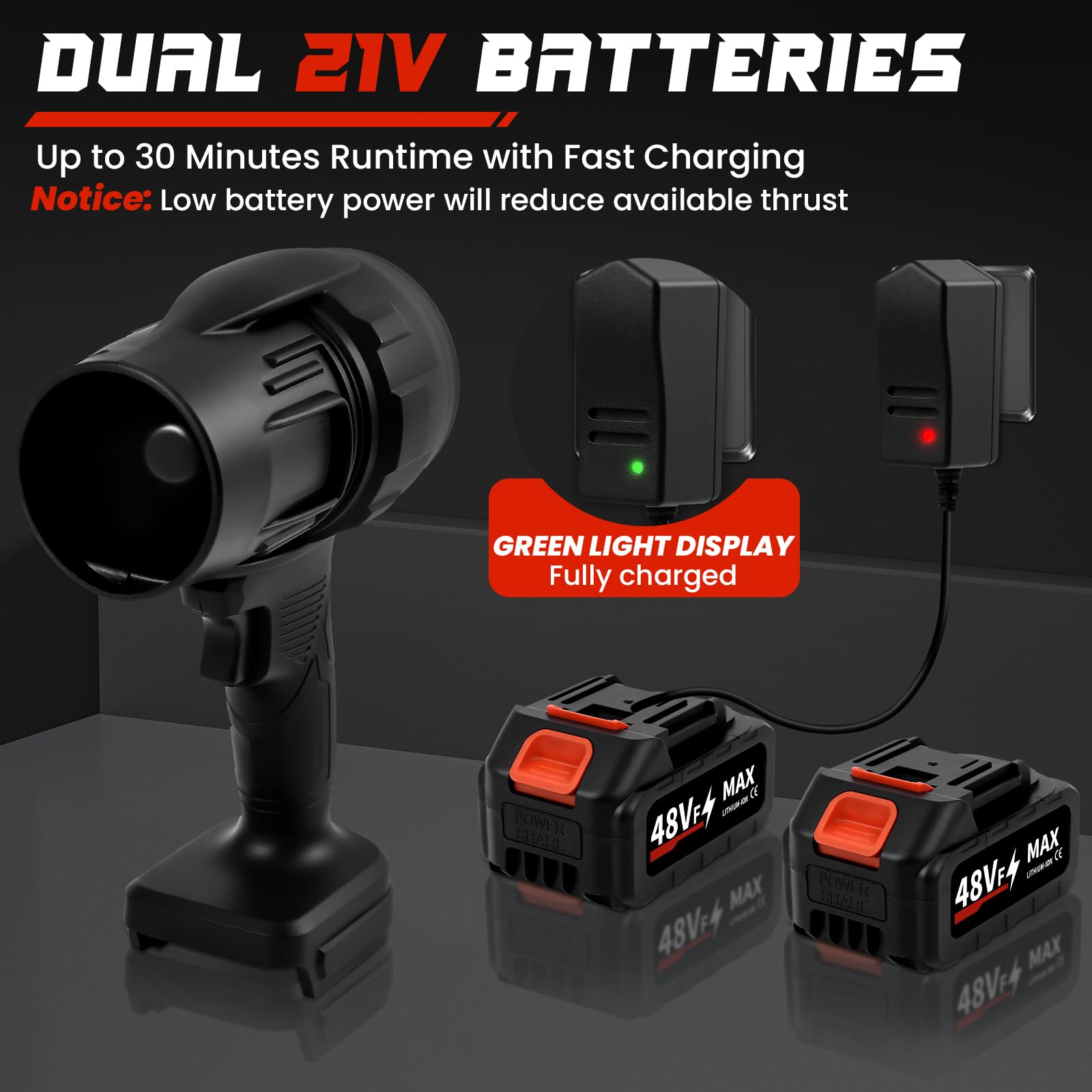 Buvnatep lightweight handheld blower ideal for one-handed operation