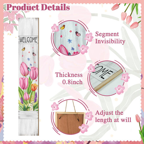 Buxjexh Easy setup supports quick hanging for indoor or outdoor display
