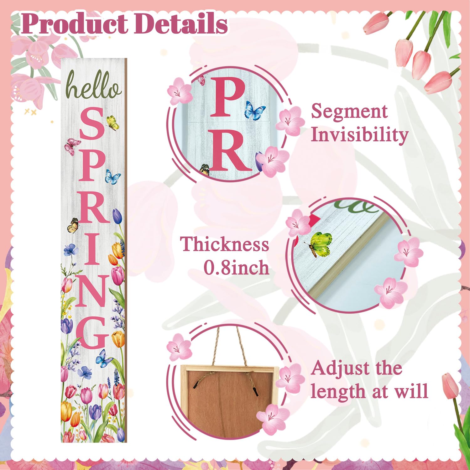 Buxjexh Hello Spring sign as a thoughtful housewarming gift
