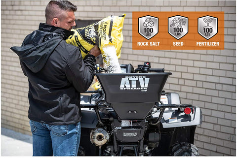 Buyers Products ATVS100 rear-rack mounting provides secure attachment to your ATV.
