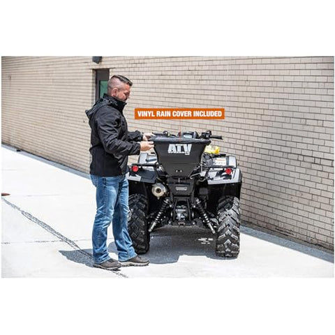Buyers Products ATVS100 rain cover protects materials from moisture during outdoor applications.
