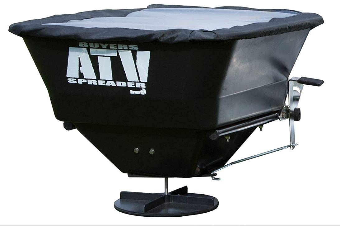 Buyers Products ATVS100 100 lb capacity handles seed, fertilizer, feed, or ice melt.