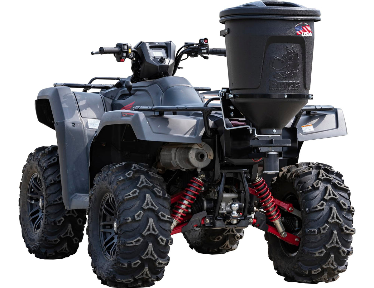 Buyers Products ATVS15A hopper seed: even distribution for lawns and gardens