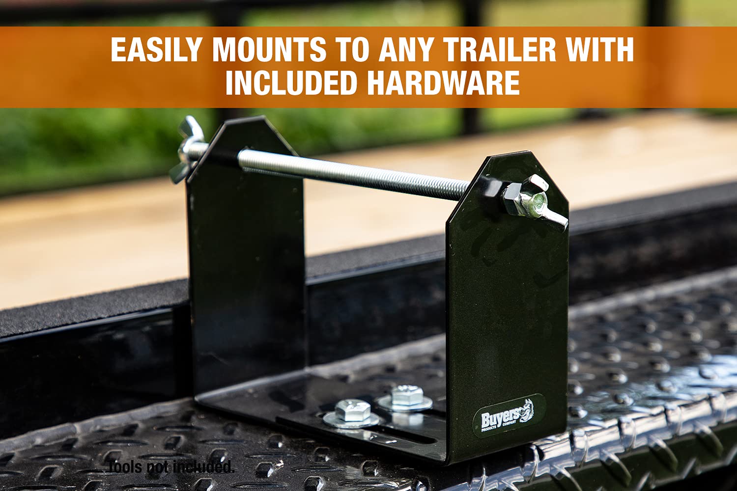 LT40 black powder coat finish protects bracket from corrosion