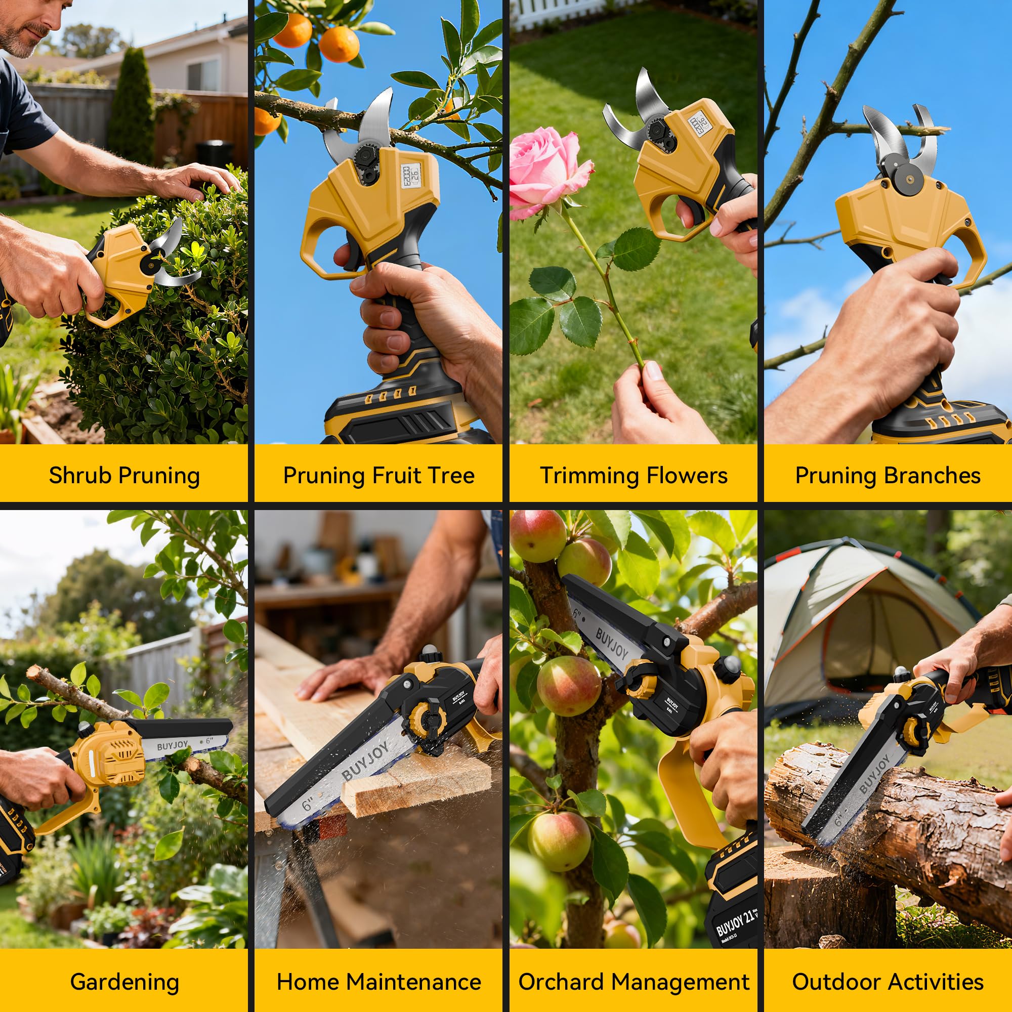 BuyJoy automatic oiling system keeps blades ready for action.
