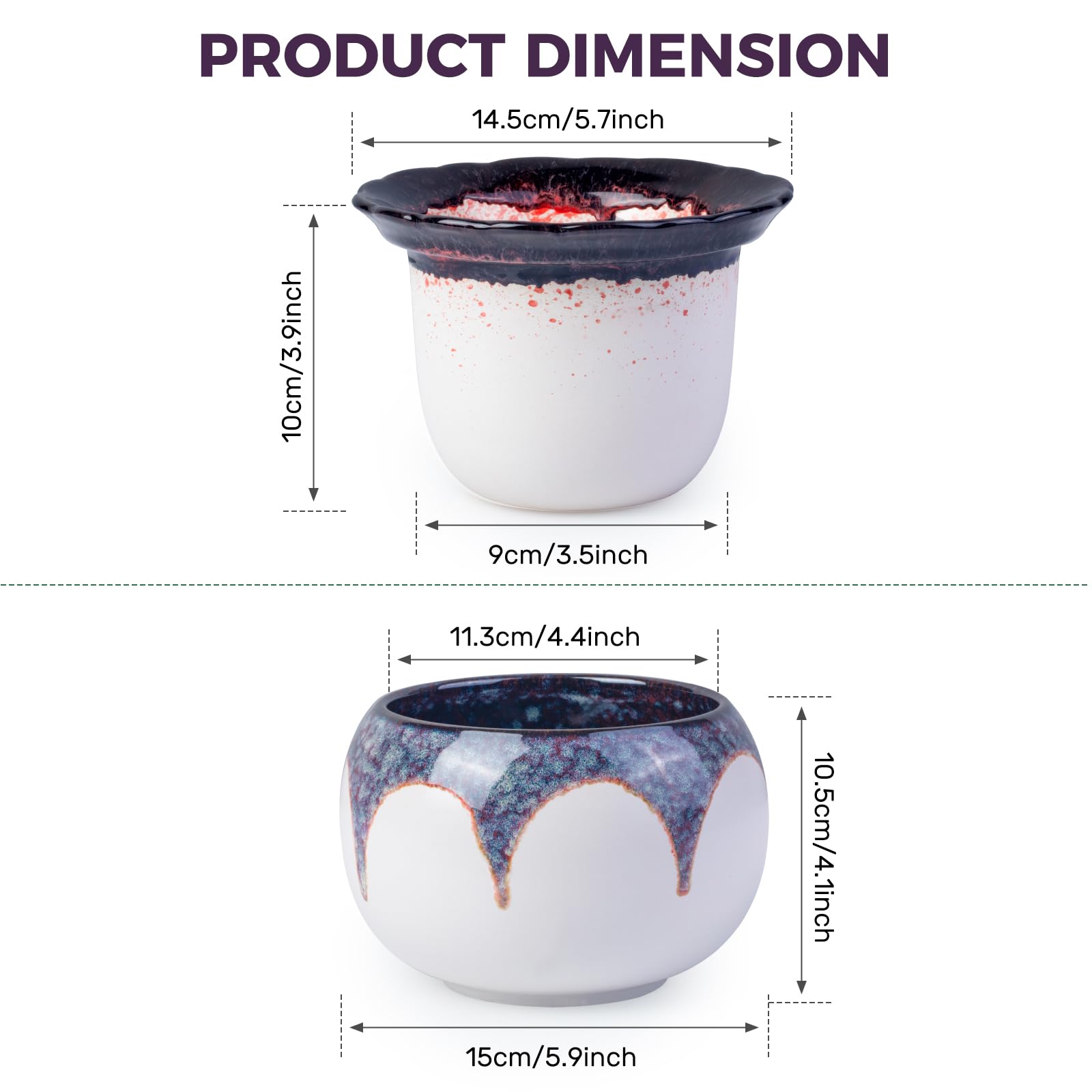 BUYMAX self-watering pot makes thoughtful gifts for plant lovers.