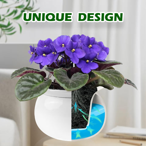 BUYMAX ceramic dolomite clay inner pot with high water absorption for healthy roots.