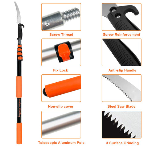 Buyplus carbon steel blade with 3X sharpened teeth for smooth, durable cuts.
