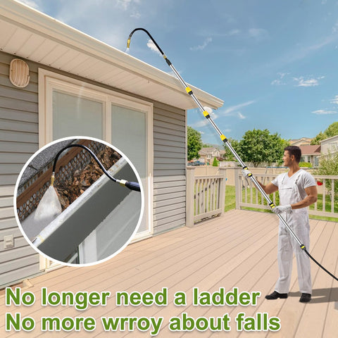 Buyplus hose adapter connects to standard garden hoses for easy setup
