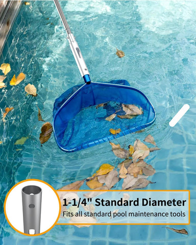 Buyplus pool pole shows durable aluminum construction for long-lasting outdoor use