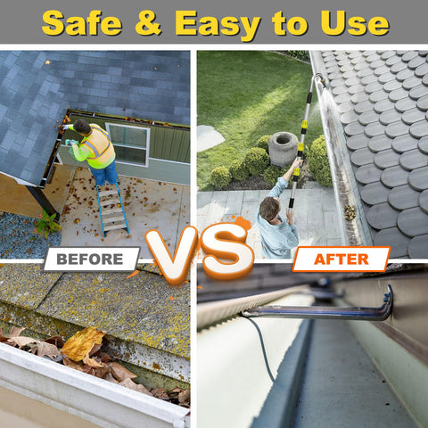 Buyplus quick-attach hose connectors simplify setup and start cleaning faster.