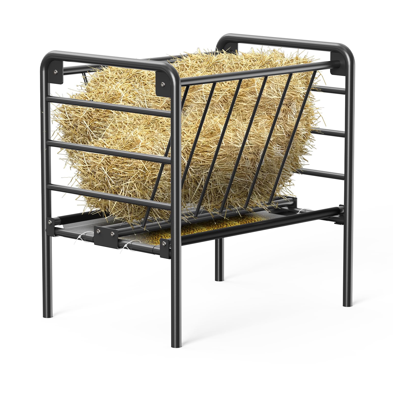 BUYYAH lightweight design lets you move the feeder across pasture.
