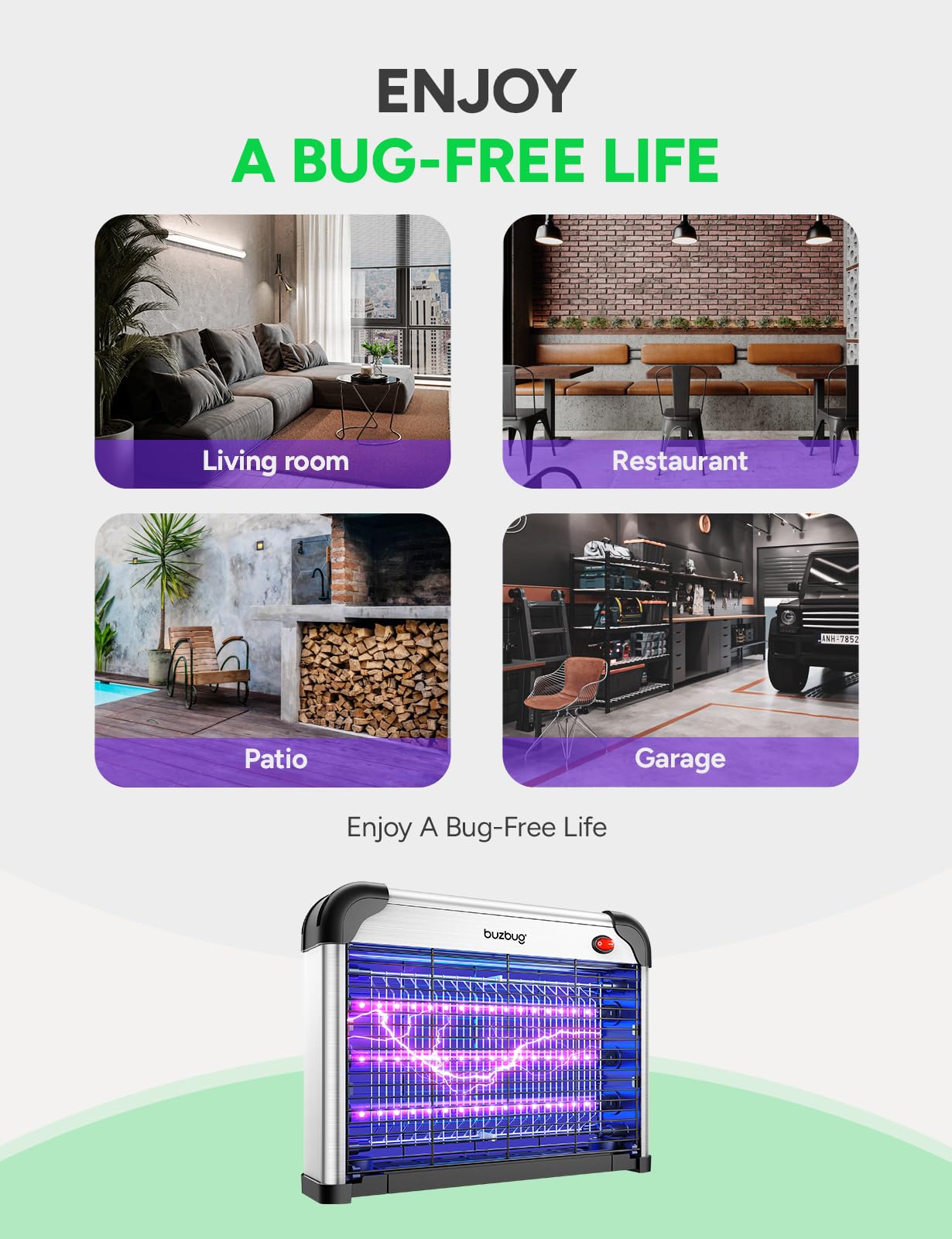 Buzbug bait-area nearby to boost attraction