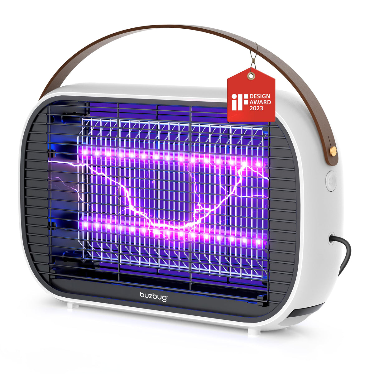 Buzbug LED bug zapper indoor with sleek design for homes
