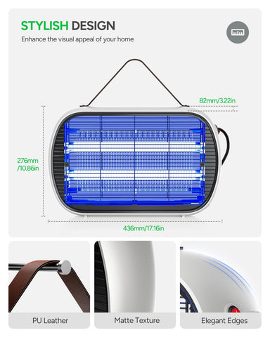 Buzbug MA015 in-use in a dark room demonstrates night attraction