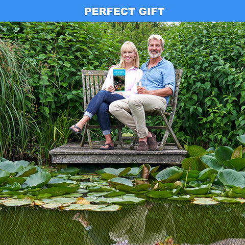 BUZIFU DIY-multiuse netting fits ponds, pools, and gardens.