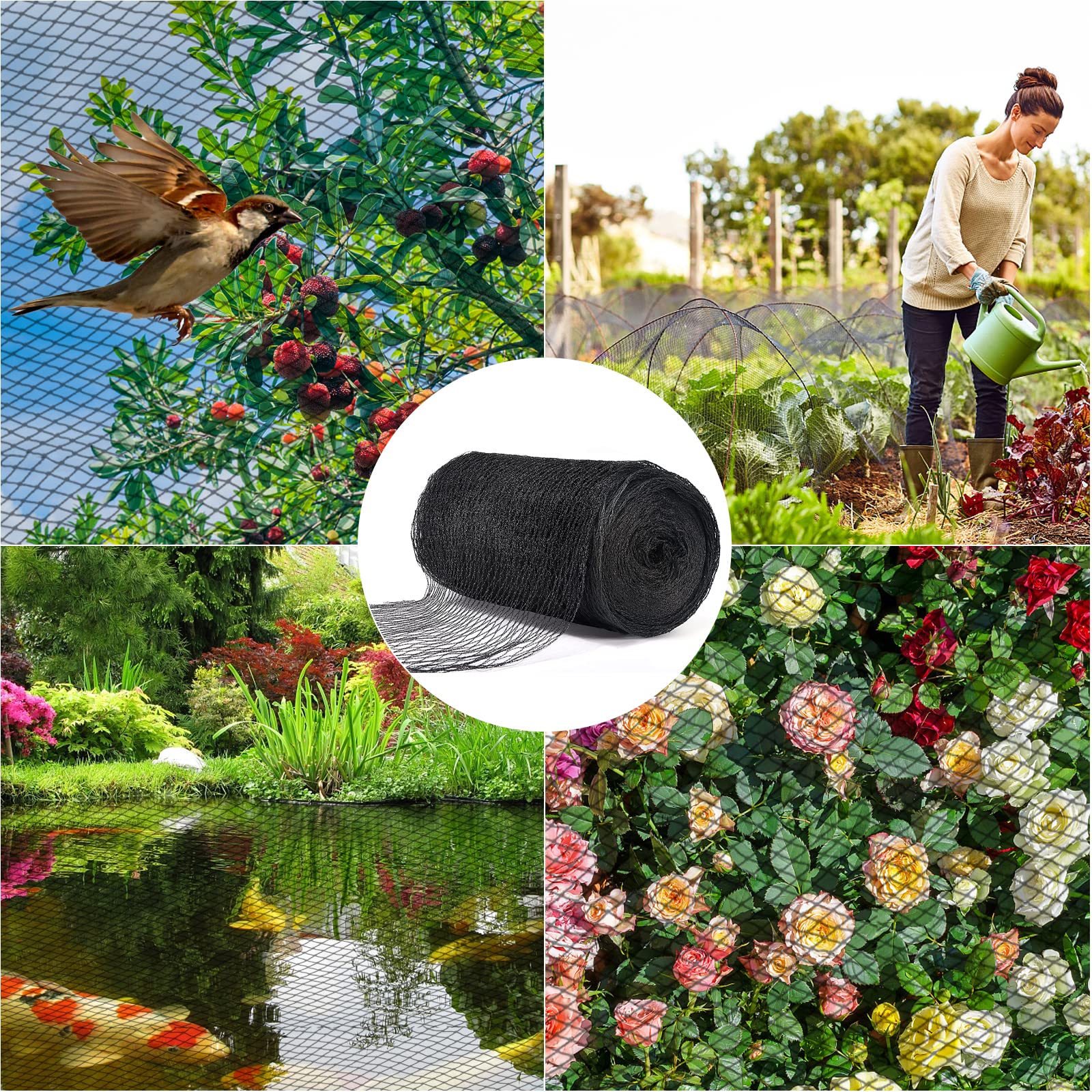 BUZIFU easy-install pond netting kit simplifies setup.