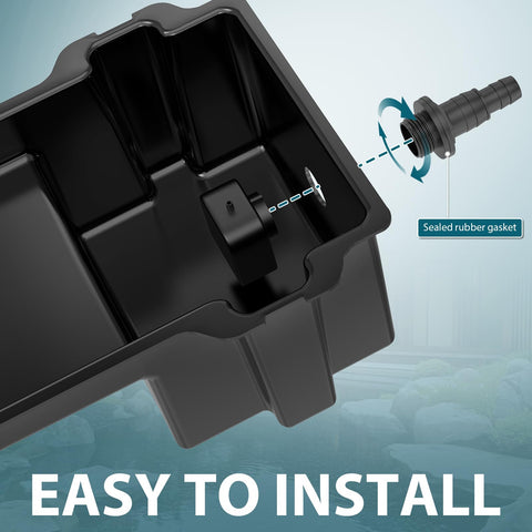 Buzzlett easy installation with downward-facing baffle simplifies leveling and concealment.