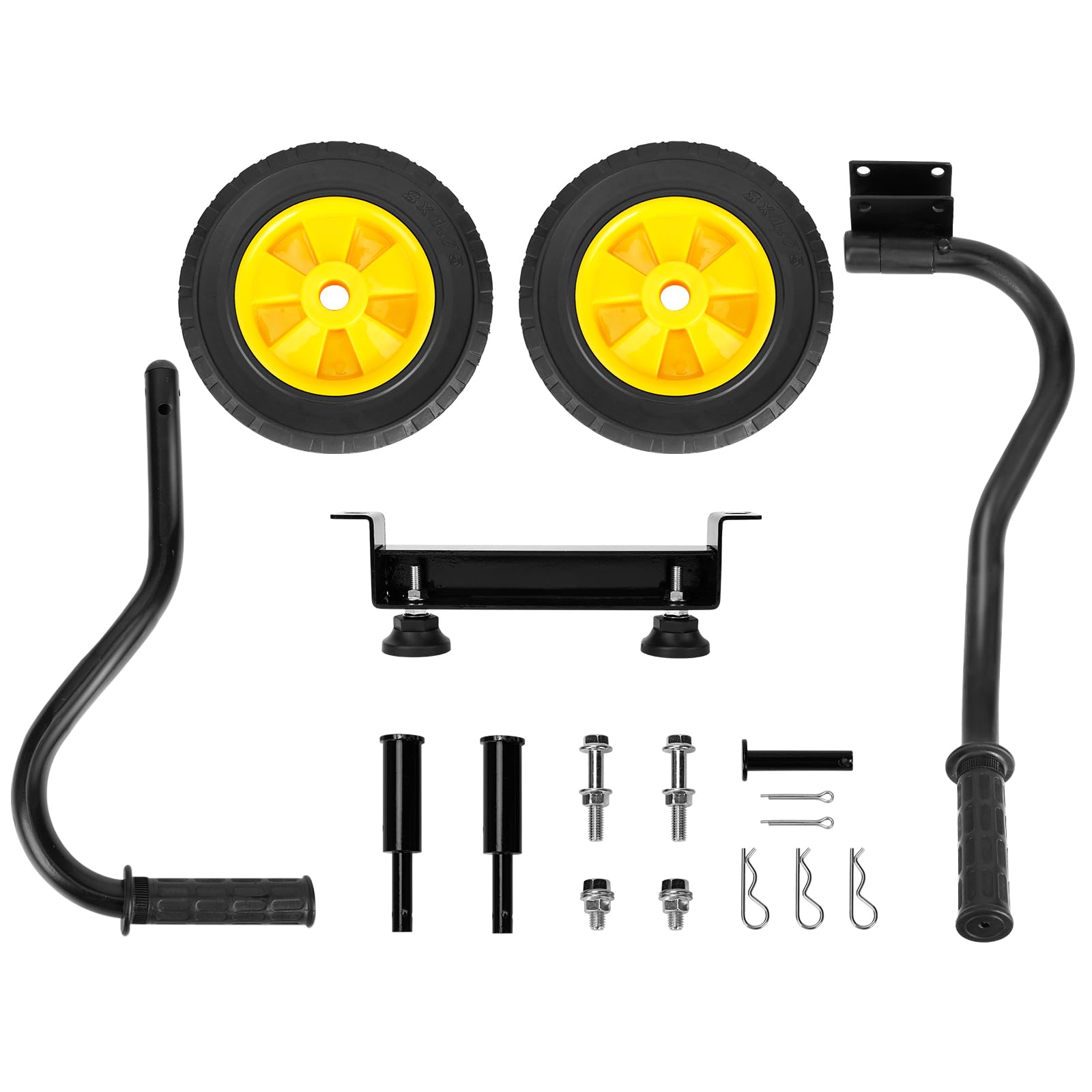 3 BUZZLETT generator wheel kit folding handle enables easy mobility for Champion generators