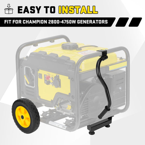 3 BUZZLETT generator wheel kit never-flat tires reduce maintenance and flats