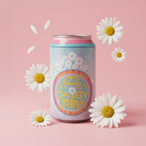 BUZZY Seeds Flower Grow Kit daisy can adds cheerful decor to any room