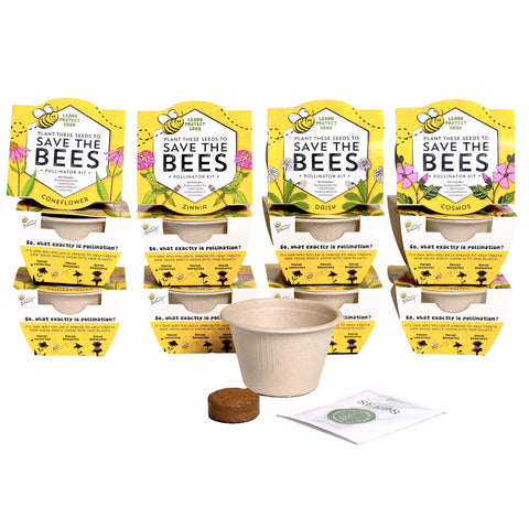 BUZZY Seeds coconut husk growing medium supports easy seed starting.