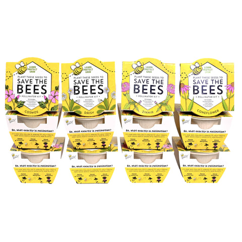 BUZZY Seeds wildflower seed packets attract pollinators in your garden.