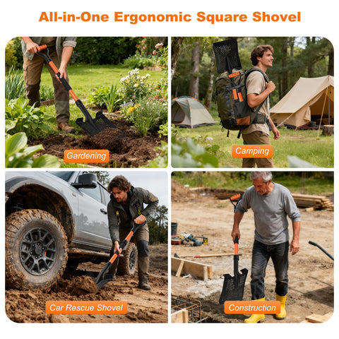 BVHAB Snow Shovel useful for light outdoor snow tasks and camping