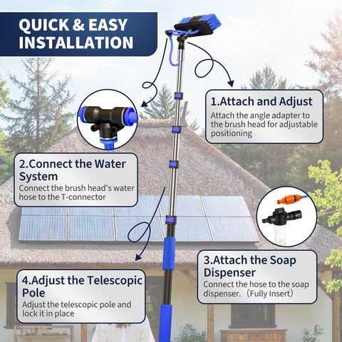 BVOHVN easy setup with pre attached hose for quick assembly