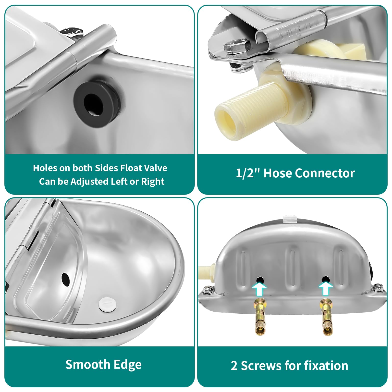 Bwhrmt floating valve system allows automatic refilling with minimal supervision.
