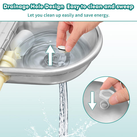 Bwhrmt wide-mouth bowl easy to clean and quick to refill.