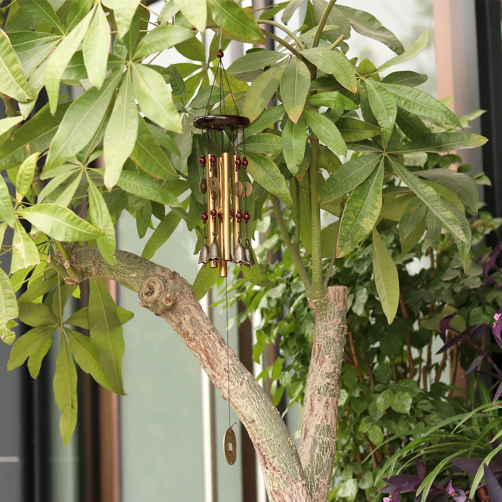 Bwinka 60 cm height chime provides a striking outdoor focal point