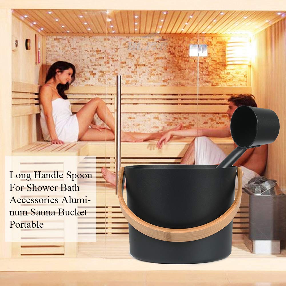 BWWNBY bucket height 20 cm for compact sauna setup