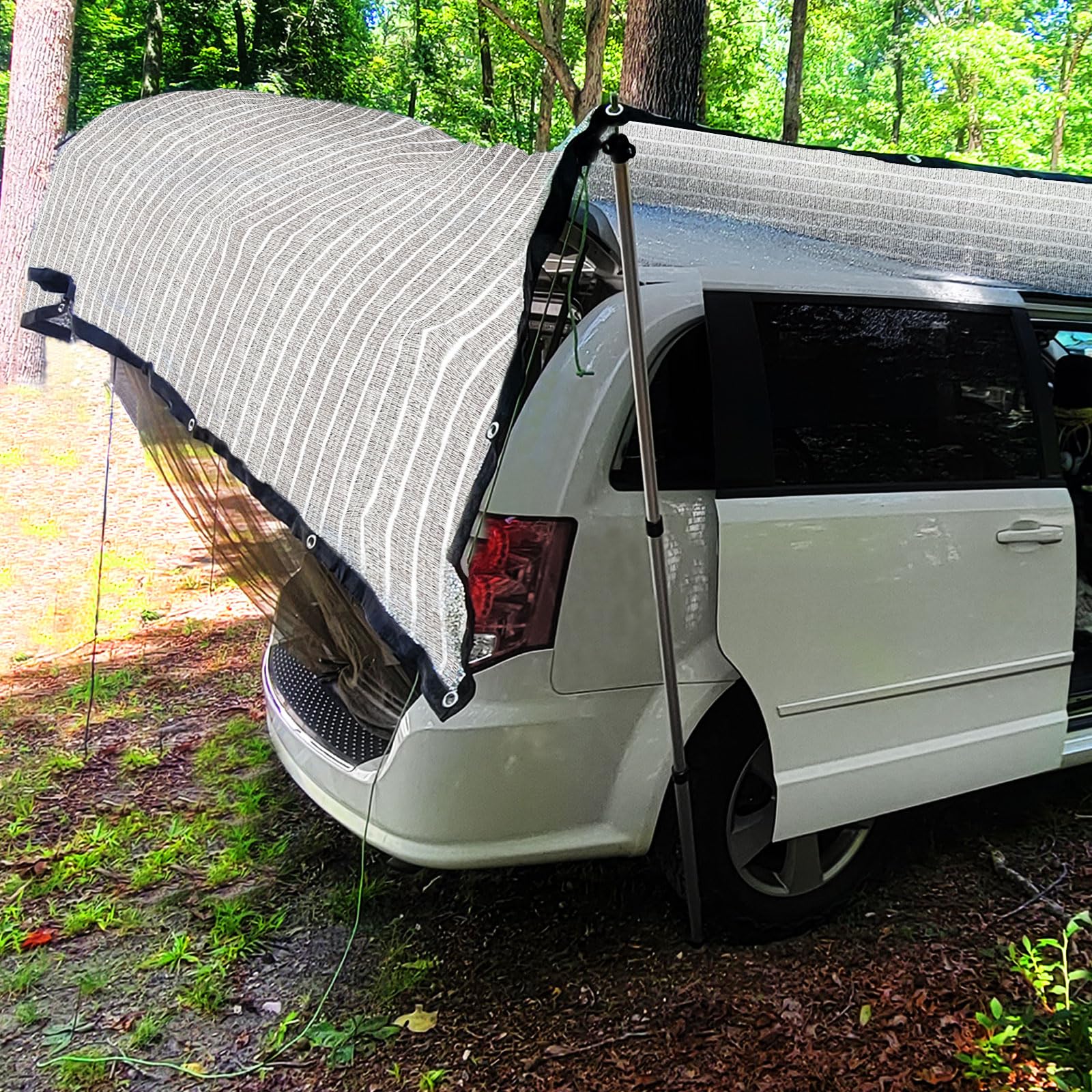 BXAEYIPOR easy-install shade cloth for quick setup.