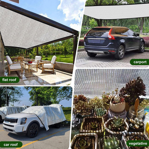 BXAEYIPOR multi-use shade solution for garden, carport, or pergola.