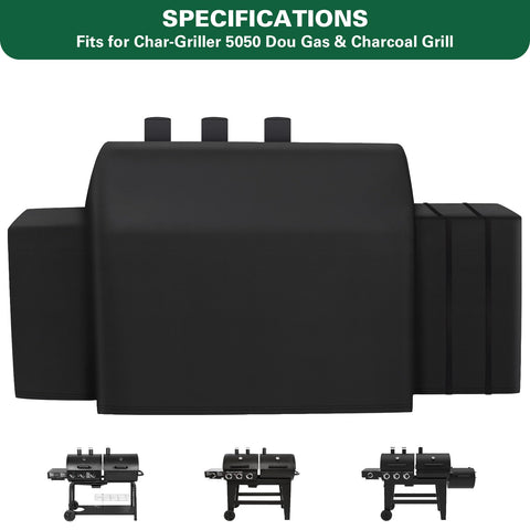 BXDZCOVRRS 600D heavy-duty material protects the grill from weather and debris.