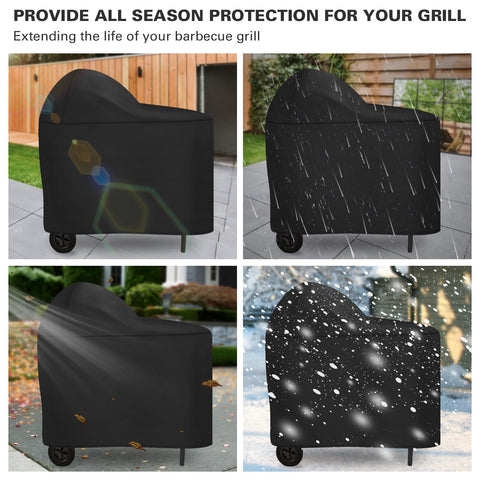 BXDZCOVRRS grill cover easy-clean feature – quick rinse and dry.