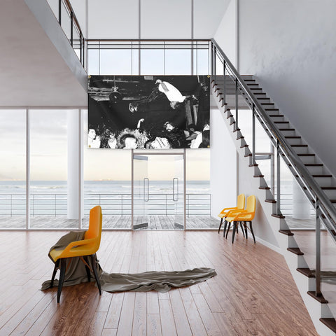 BYADKOA 3x5 feet wall tapestry adds bold, modern atmosphere.