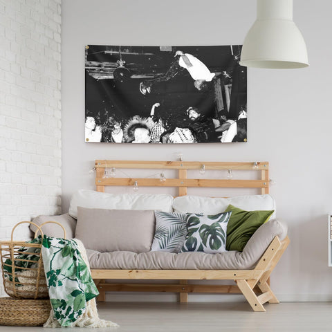 BYADKOA Brass grommets keep banner securely hanging indoors or outdoors.
