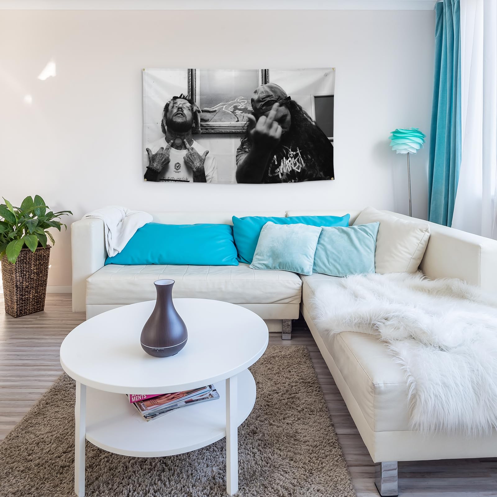 BYADKOA Dorm room and event decor flag for photogenic setups.