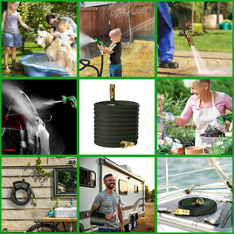 BYDA marine washdown-ready hose used for boats or RVs.