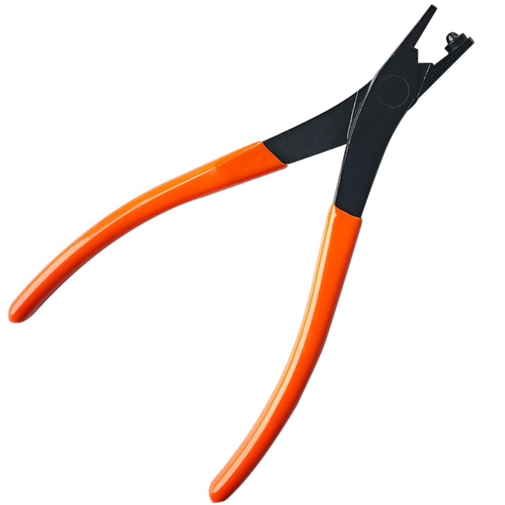 ByeAnxiety upgraded steel chicken leg bands pliers with orange handle for easy grip.