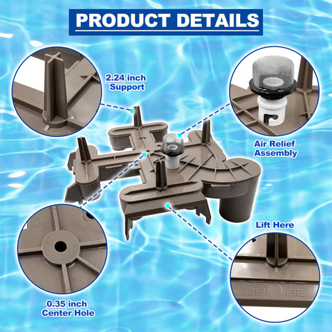 Byenins DEX2400C durable ABS construction withstands pool use