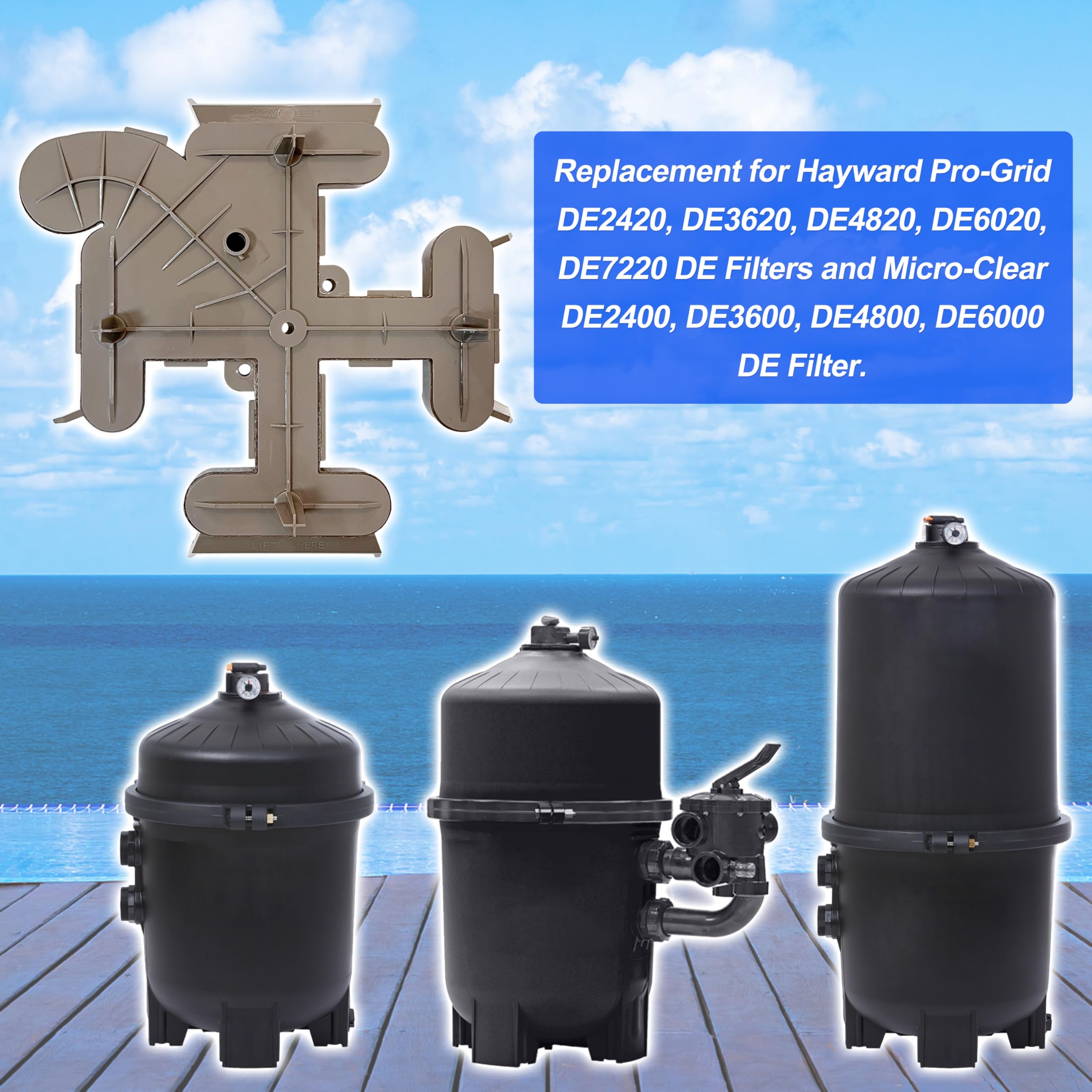 Byenins DEX2400C easy installation for quick pool maintenance