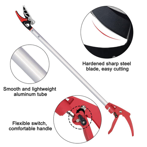 Byhagern high-carbon steel blade delivers clean, smooth pruning results.