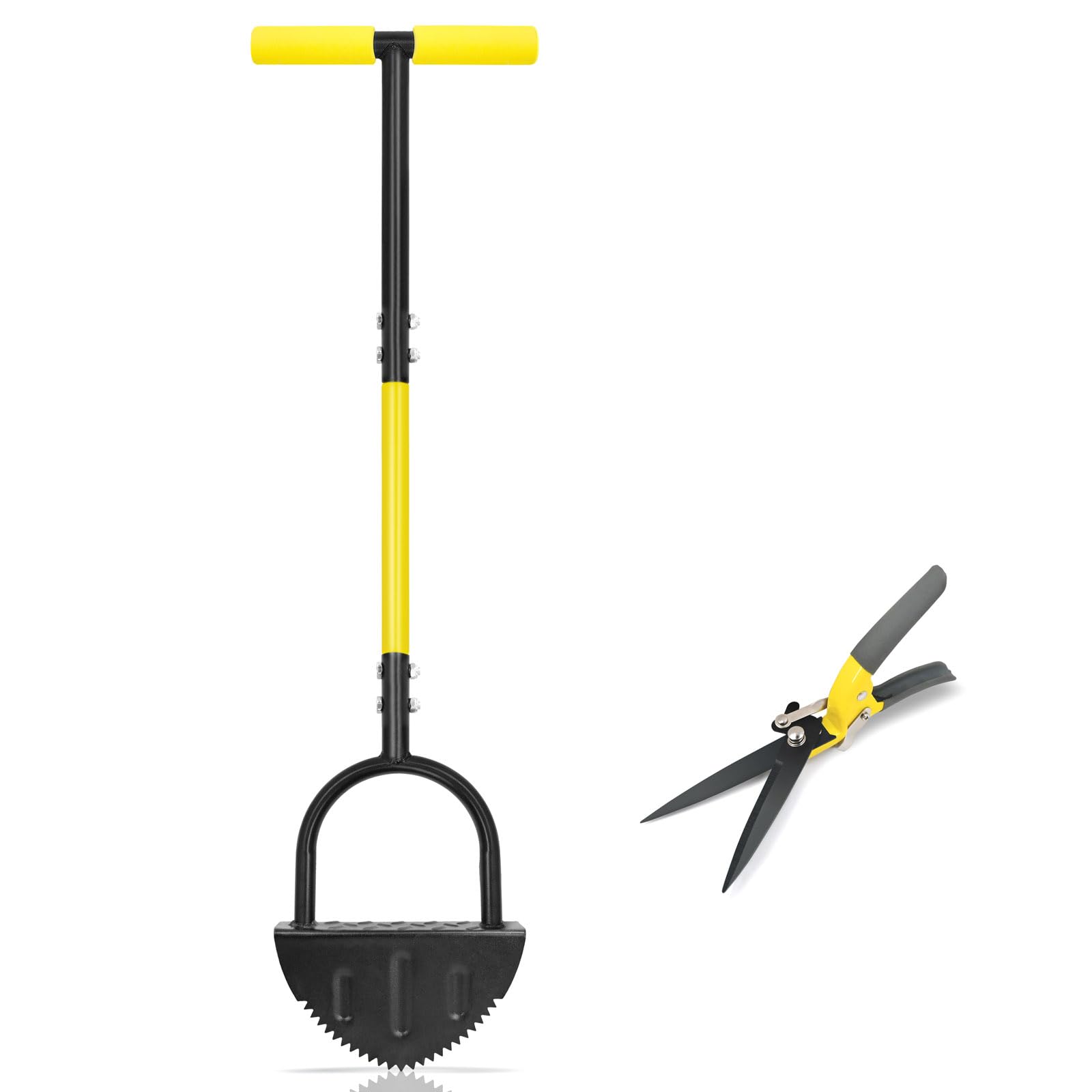 Byhagern Professional Edge Lawn Tool half-moon blade for crisp border edging.