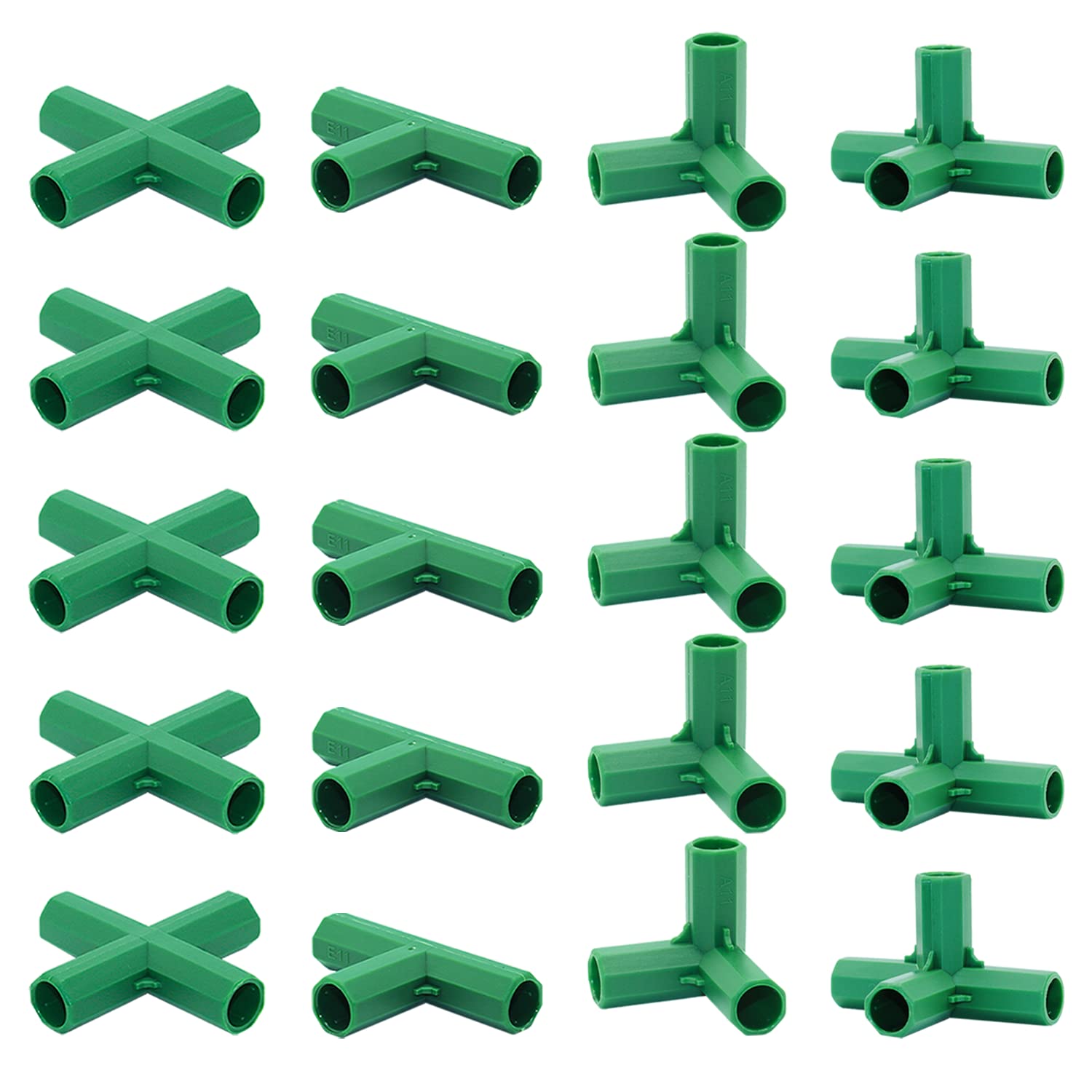 Bykswil greenhouse connector type A for quick, stable frame joins.