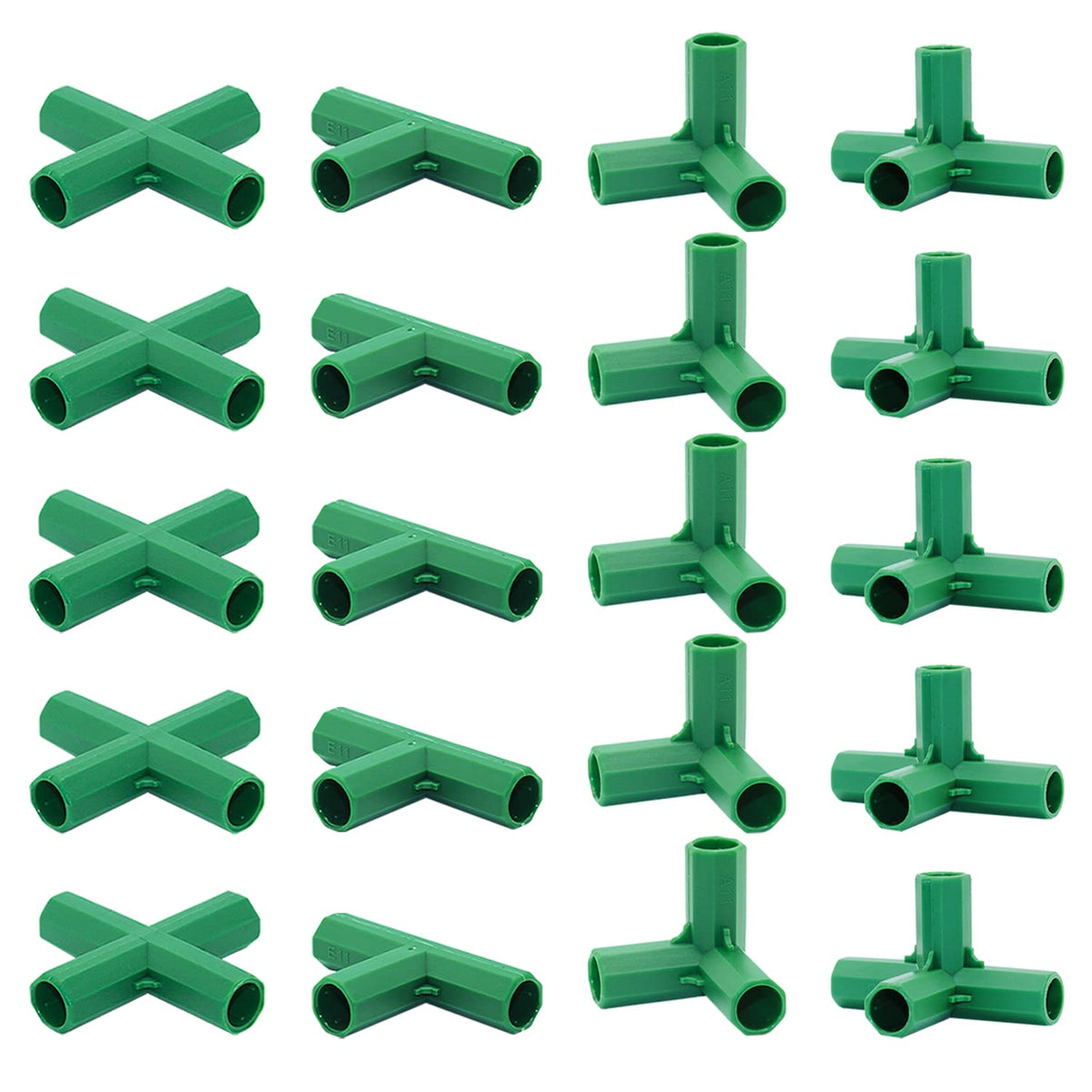 Bykswil greenhouse connector type A for quick, stable frame joins.