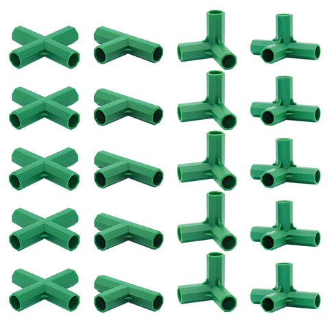 Bykswil greenhouse connector type A for quick, stable frame joins.