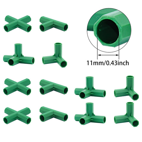 Bykswil greenhouse connector type B delivers secure, durable corner connections.
